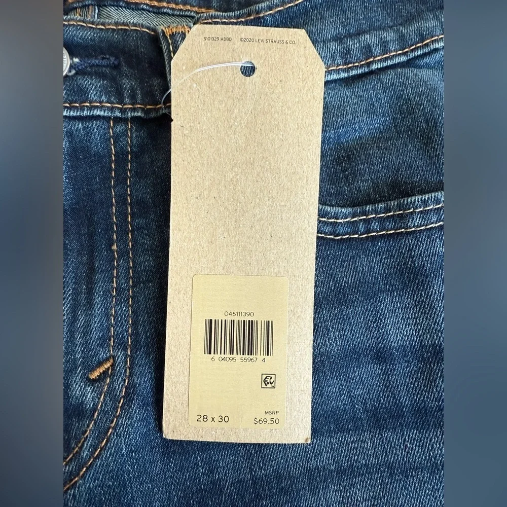 NWT Levi Strauss 511 Slim Jeans Size W28 X L30